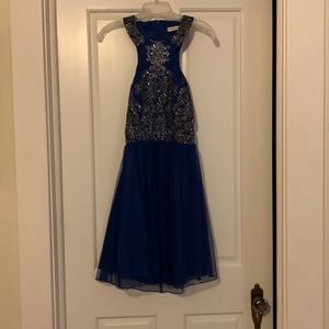 HoCo or Formal Vibrant Blue dress